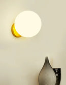 GobekUsa Glass Ball Wall Lamp: Modern Minimalist Nordic Style, Luxury Bedroom Lighting