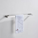 GobekUsa Brushed Bath Hardware Set: Robe Hook, Towel Bar, Shelf, Tissue Holder, Toothbrush Stand