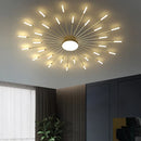 GobekUsa LED Acrylic Ceiling Light Fixture for Bedroom Hall Living Room Kids, Modern Luster