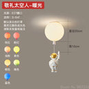 GobekUsa Kids Space Balloon LED Ceiling Lamp - Creative Nordic Cartoon Decor