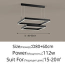 GobekUsa LED Chandelier: Modern Aluminum Luster Lamps for Bedroom, Hall, Dining, Living Room