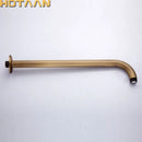 GobekUsa Antique Brass Bathroom Tub Shower Arm 37cm Wall Mount YT-5130-A