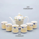GobekUsa Blue White Porcelain Tea Pot 660ml - Traditional Chinese Kung Fu Teaware