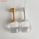 GobekUsa LED Wine Glass Pendant Lights for Restaurant, Bar, and Dining Room