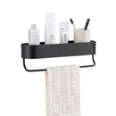 GobekUsa Aluminum Bathroom Shelf with Towel Bar for Bath/Shower Organization