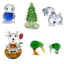 GobekUsa Glassblown Animal Figurines Crystal Statuette Collectible Home Decor Gift