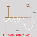 GobekUsa 360° Luminous LED Pendant Lights: Modern & Stylish Indoor Hanging Lamp for Living Room & Restaurant