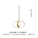 GobekUsa Gold Trumpet Pendant Light - Modern LED Nordic Hanging Lamp for Home Decor