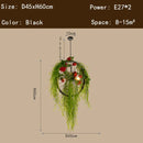 GobekUsa Green Plant Lighting Chandelier for Dining, Kitchen, Living Room