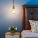 GobekUsa Golden E27 LED Chandelier for Bedroom and Study Room