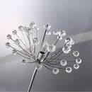 GobekUsa Dandelion Crystal Flower Wall Lamp for Bathroom, Bedroom, Living Room.