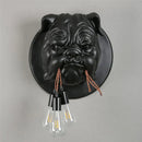 GobekUsa Bulldog Resin Wall Lamp for Living Room and Corridor Decor