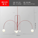 GobekUsa Designer Line Chandelier Living Room Coffee Shop Hanglamp Loft Light