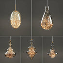 GobekUsa Crystal Chandelier: Nordic Luxury Pendant Lighting for Dining Room, Bedroom, and Bar