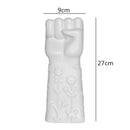 GobekUsa Abstract Character White Ceramics Vase Home Decor Handcrafted Modern Flower Arrangement