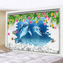 GobekUsa 3D Underwater World Mandala Yoga Mat Home Decoration Tapestry Hippie Sofa Blanket