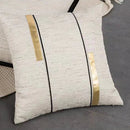 GobekUsa Black Stripe Jaquard Cushion Cover for Home Decoration 45x45cm/30x50cm