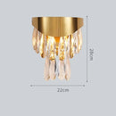 GobekUsa Golden Crystal Stainless Steel Chandelier for Dining Room