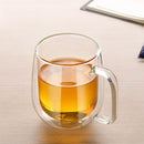 GobekUsa Double Wall Glass Kungfu Tea Coffee Mug