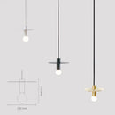 GobekUsa Iron Pendant Light: Nordic LED E27 Hanging Lamp for Home Decor