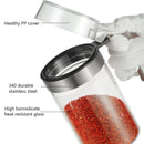 GobekUsa Glass Seasoning Pot with PP Lid Kitchen Supplies