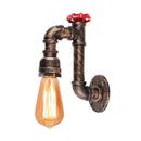 GobekUsa Industrial Water Pipe Wall Sconce for Restaurant Cafe Bar Kitchen