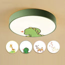 GobekUsa Kids Cartoon Acrylic Ceiling Light with Remote Control LED Girl Children's Room Lighting