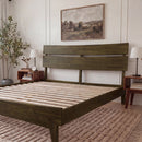 Aurora Solid Wood Bed Frame by Megsu