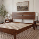 Aurora Solid Wood Bed Frame by Megsu