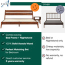 Callisto Solid Wood Bed Frame by Megsu