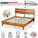 Aurora Solid Wood Bed Frame