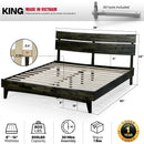 Aurora Solid Wood Bed Frame by Megsu