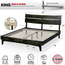 Aurora Solid Wood Bed Frame