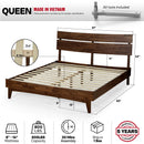 Aurora Solid Wood Bed Frame