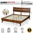 Aurora Solid Wood Bed Frame by Megsu