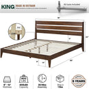 Emery Solid Wood Bed Frame
