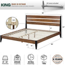 Emery Solid Wood Bed Frame