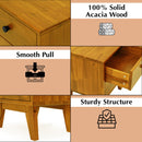 Silvia Solid Wood Nightstand by Megsu