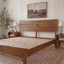 Aurora Solid Wood Bed Frame by Megsu