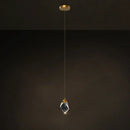 GobekUsa Crystal Stone Copper Chandelier - LED Postmodern 2025 Lighting for Staircase