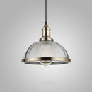 GobekUsa Glass Shade Pendant Light Fixture for Dining Room Office E27