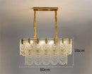GobekUsa Art Glass Chandelier: Elegant Luxury Lighting for Living, Dining & Bedroom Rooms