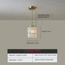 GobekUsatm Crystal Pendant Light | Modern Chandelier for Dining Table and Kitchen Island