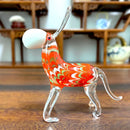 GobekUsa Hand-blown Glass Donkey Figurine: Modern Miniature Paperweight & Home Decor Accessory