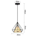 GobekUsa Industrial LED Pendant Ceiling Light for Home Living Room Kitchen Decor