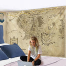 GobekUsa Antique Pirate Treasure Map Tapestry Wall Hanging Hippie Boho Decor