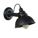 GobekUsa Industrial Black Wall Sconce E27 Wall Lamp for Indoor Lighting, Adjustable Retro Loft Bedside