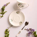 GobekUsa Bone China Tea Cup Set with Spoon - Elegant English Afternoon Tea Mugs