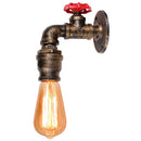 GobekUsa Industrial Water Pipe Wall Sconce for Restaurant Cafe Bar Kitchen