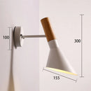 GobekUsa LED Wood Wall Sconce Modern E27 Base Fixture for Aisle Lighting